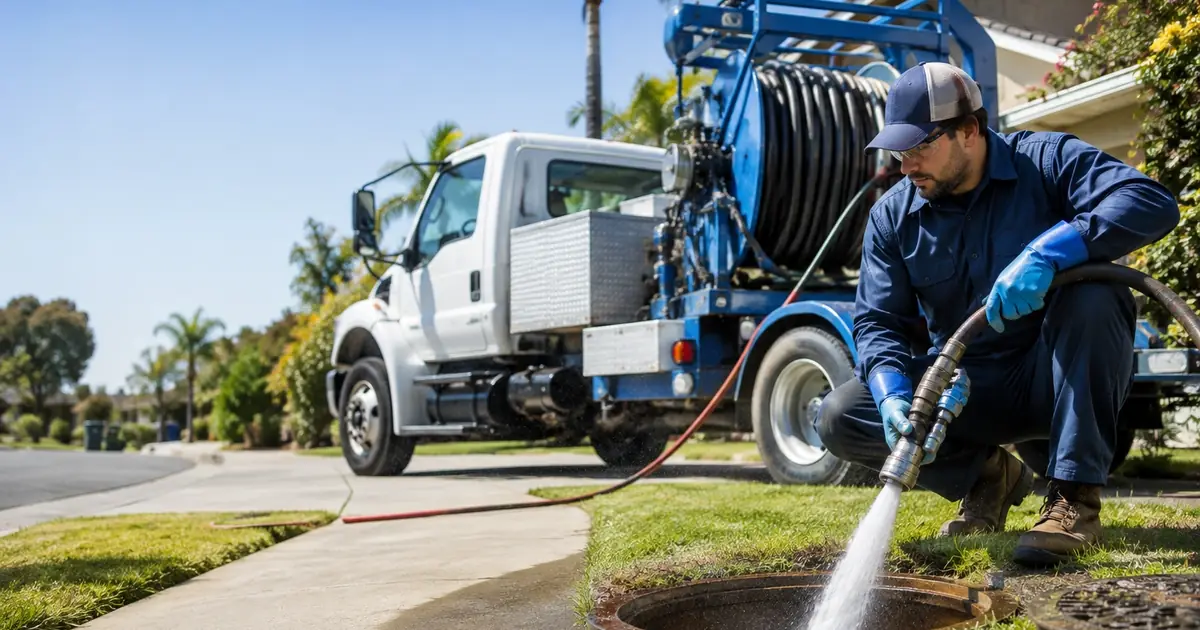 Hydro jet sewer cleaning Morgan Hill
