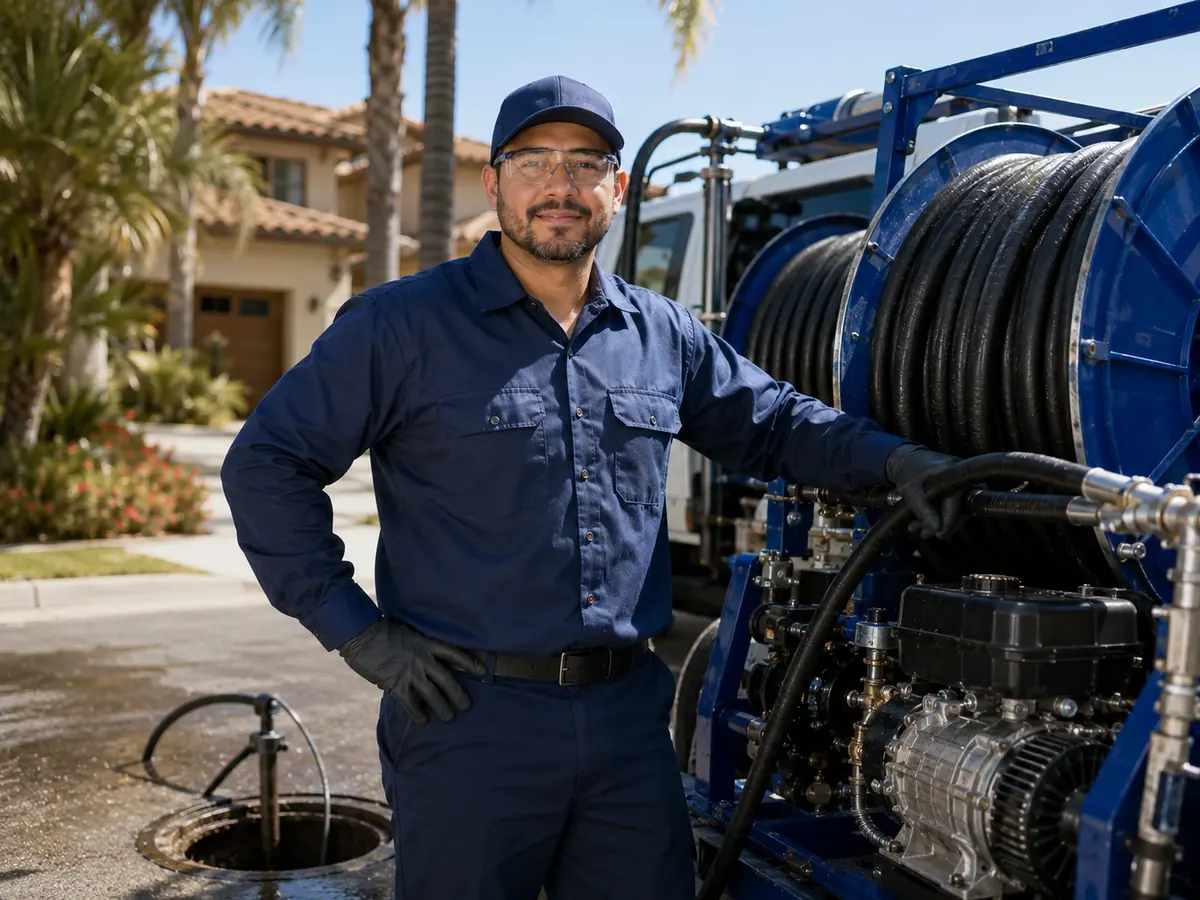 Hydro jet sewer cleaning in Morgan Hill