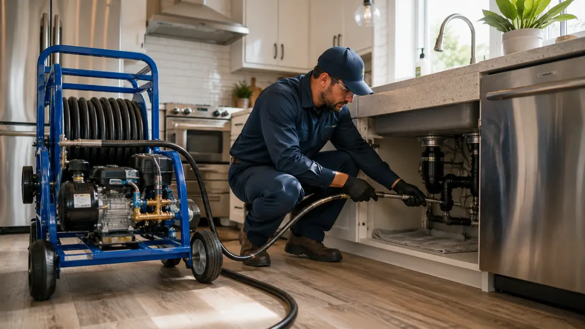 Kitchen Drain Hydro Jetting in Morgan Hill