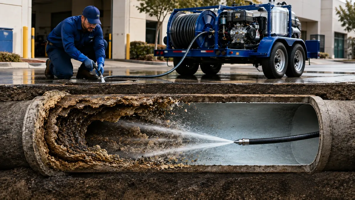 Sewer Pipe Descaling in Morgan Hill